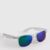Gafas de sol rectangulares con efecto espejo