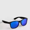 Gafas de sol rectangulares con efecto espejo