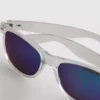 Gafas de sol rectangulares con efecto espejo