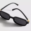 Gafas de sol rectangulares de montura delgada