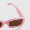 Gafas de sol rectangulares de montura delgada
