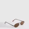 Gafas de sol redondas de metal