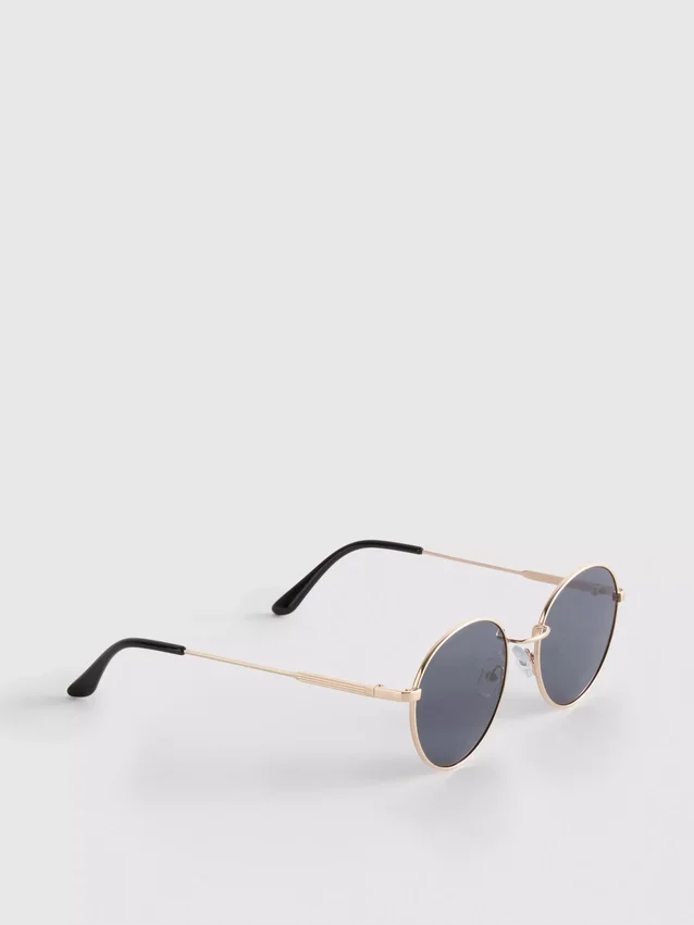 Gafas de sol redondas de metal