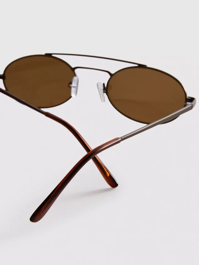 Gafas de sol redondas de metal