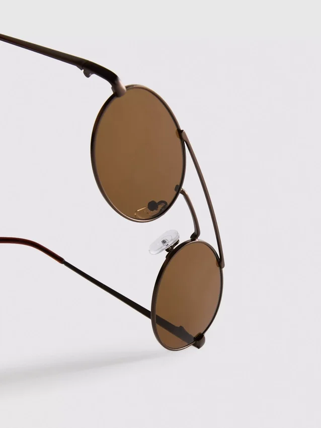 Gafas de sol redondas de metal