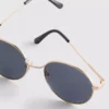 Gafas de sol redondas de metal