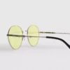 Gafas de sol redondas de metal con cristales tintados