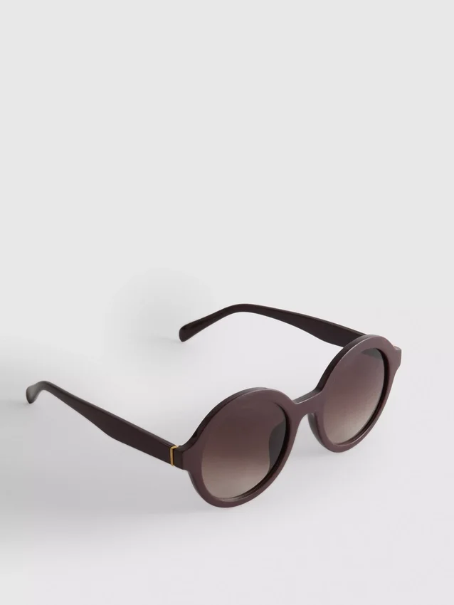 Gafas de sol redondas tintadas