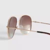 Gafas de sol tipo aviador con cristales tintados