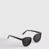 Gafas de sol tipo ojo de gato con barra en la ceja