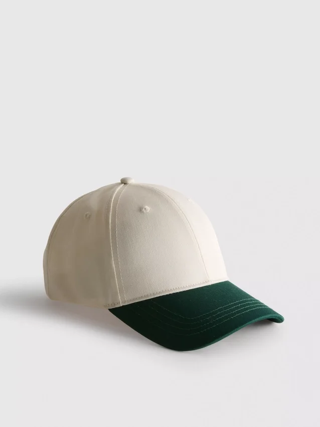 Gorra de béisbol bicolor