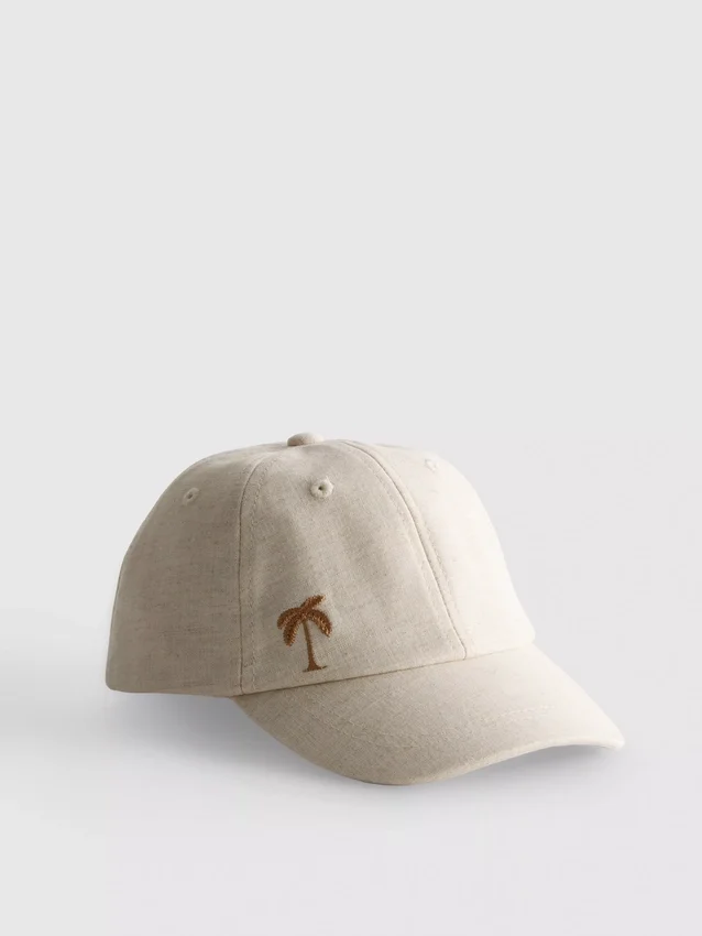 Gorra de béisbol con palmeras