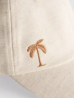 Gorra de béisbol con palmeras