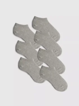 Juego de 7 pares de calcetines de tobillo básicos