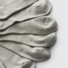 Juego de 7 pares de calcetines de tobillo básicos