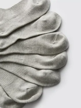 Juego de 7 pares de calcetines de tobillo básicos