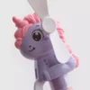 Juguete con ventilador de burbujas con forma de unicornio