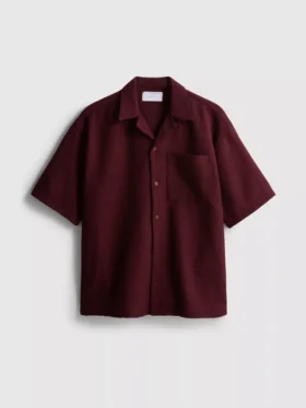 La camisa de manga corta con textura de The Edit