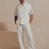 La camisa de mezcla de lino de estilo relajado de The Edit