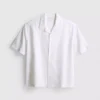 La camisa de mezcla de lino de estilo relajado de The Edit