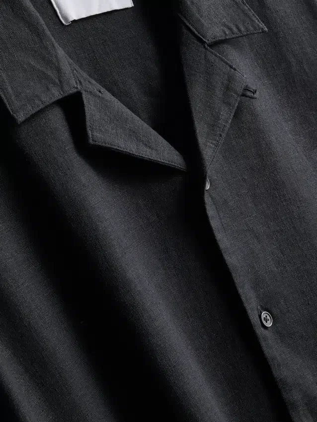 La camisa de mezcla de lino de estilo relajado de The Edit