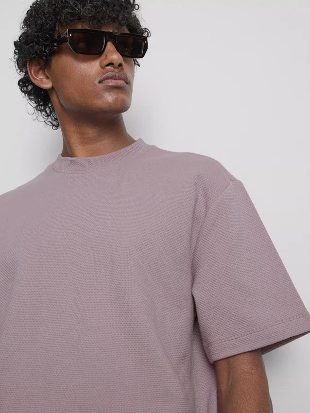 La camiseta de algodón texturizado de The Edit
