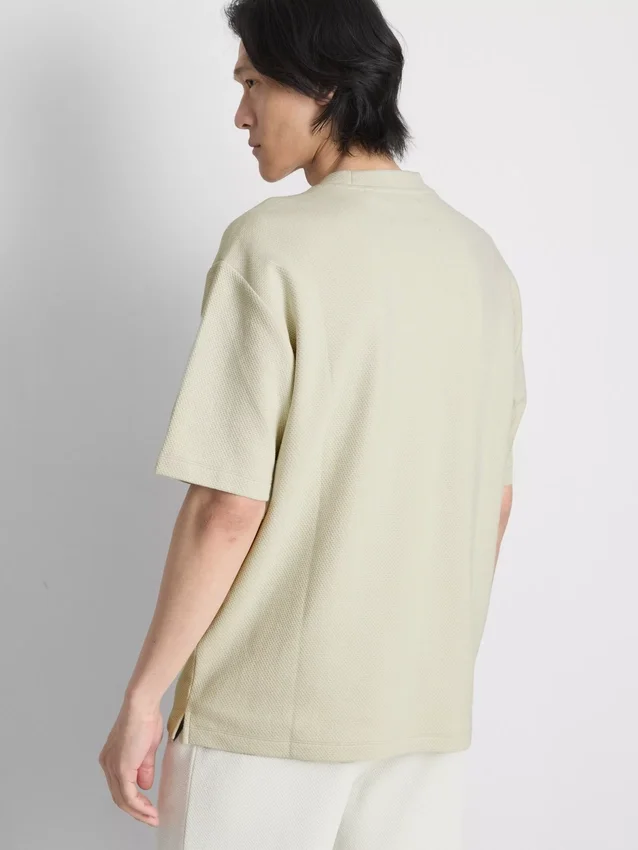 La camiseta de algodón texturizado de The Edit