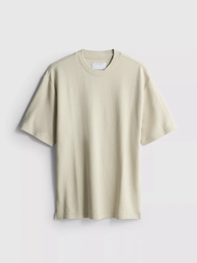 La camiseta de algodón texturizado de The Edit