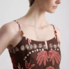 La camiseta sin mangas estampada de mezcla de lino de The Edit