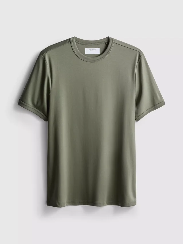 La camiseta slim fit mercerizada de The Edit