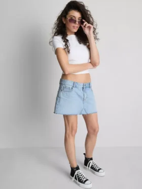 La escena de Primark | minifalda de mezclilla