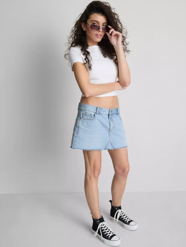 La escena de Primark | minifalda de mezclilla