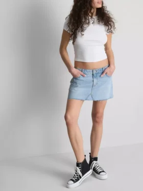 La escena de Primark | minifalda de mezclilla