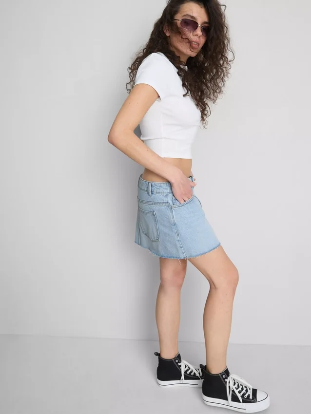 La escena de Primark | minifalda de mezclilla