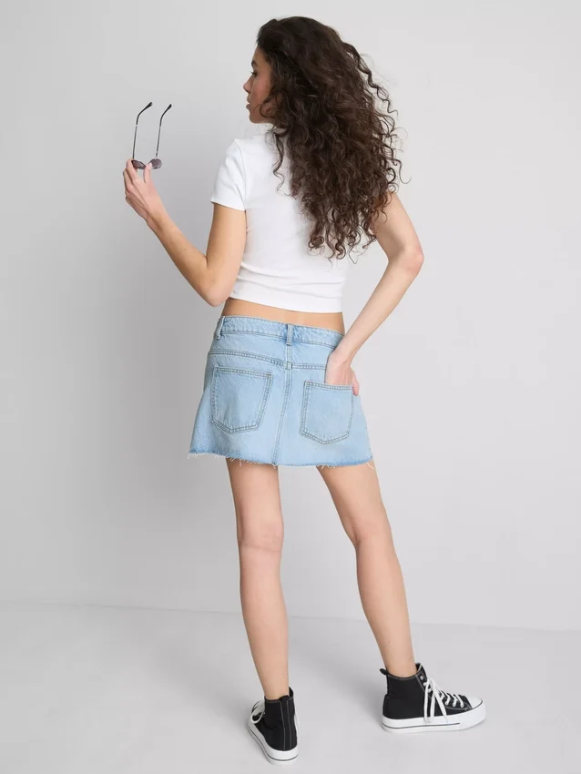 La escena de Primark | minifalda de mezclilla