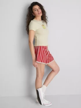 La escena de Primark | Pantalones cortos con rayas de encaje