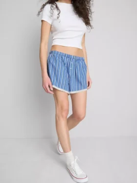 La escena de Primark | Pantalones cortos con rayas de encaje