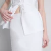 La falda larga de lino de The Edit