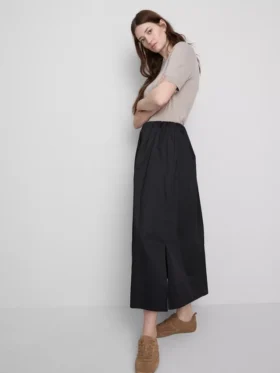La falda midi de algodón de The Edit Circle