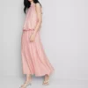La falda midi de corte A «Air Flow» de The Edit
