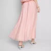 La falda midi de corte A «Air Flow» de The Edit
