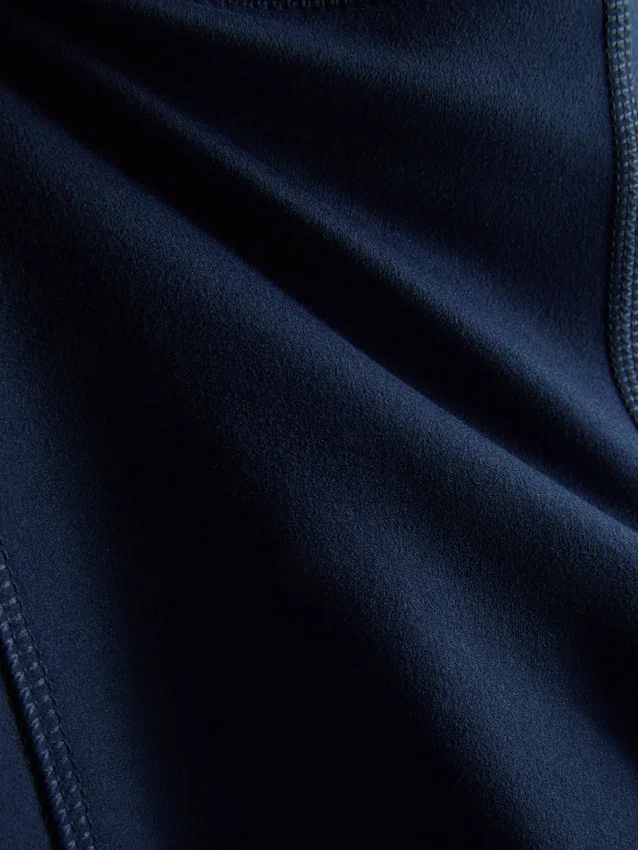 Leggings capri deportivos de cintura alta, lisos y con sujeción