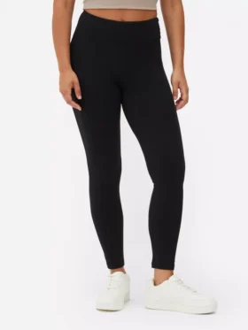 Leggings de jersey de cintura alta