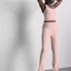 Leggings deportivos acampanados de cintura alta