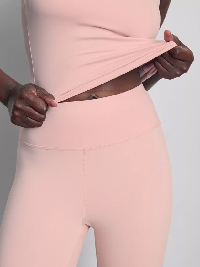 Leggings deportivos acampanados de cintura alta