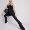 Leggings deportivos acampanados de cintura alta con soporte suave