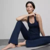 Leggings deportivos acampanados de cintura alta con soporte suave