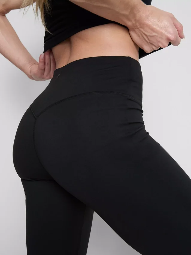 Leggings deportivos acampanados de cintura alta con soporte suave