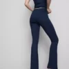 Leggings deportivos acampanados de cintura alta con soporte suave