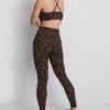 Leggings deportivos de leopardo de cintura alta